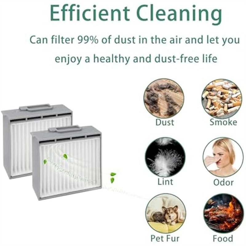 12pcs Filter Element for Plus 504 Vac,for Max 705 Vac Vacuum Cleaner,Replacement HEPA Filter-AD23