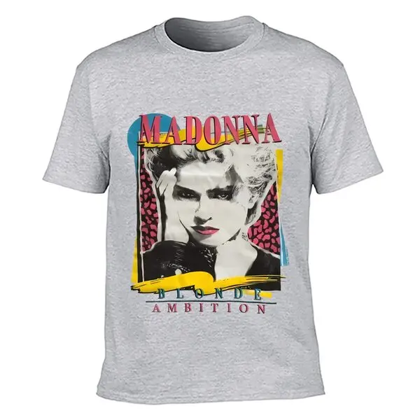 Madonna Blonde Ambition T-shirt White Reprint Unisex All Size BC5482024 High quality Brand T shirt Casual Printed 100% Cotton