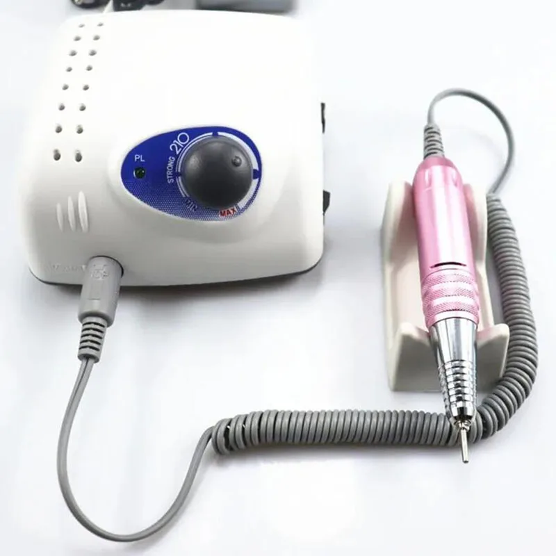 Strong 210 PRO XII Nail Drill 65W 35000 Machine Cutters Manicure Electric Nail Drill Milling Manicure Machine Polish Nail File