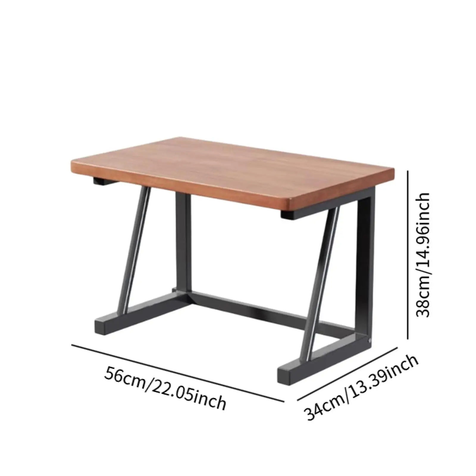 Desktop Printer Shelf 2 Tiers Desk Small Space Modern Desktop Printer Stand Organization for 3D Printer Fax Office Home Copier