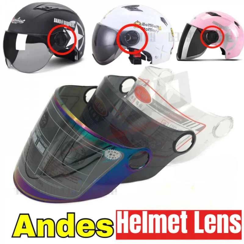 

Universal Motorcycle Helmet Visor, Anti-UV Sun Protection & High-Definition Reinforced Shield Lens Replacement,H25028