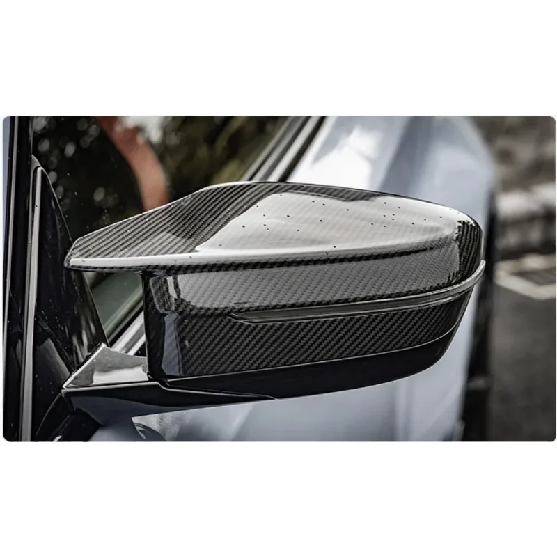 عالية الجودة 2023-IN غطاء مرآة الرؤية الخلفية للسيارة مناسبة لسيارات BMW 2 Series M2 G87 غطاء مرآة الرؤية الخلفية من ألياف الكربون الجافة #3