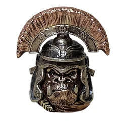 White Brass Copper Centurion Gorilla Knife Beads EDC Wear Paracord Tools Lanyard Pendants Key Rings Zipper DIY Accessories