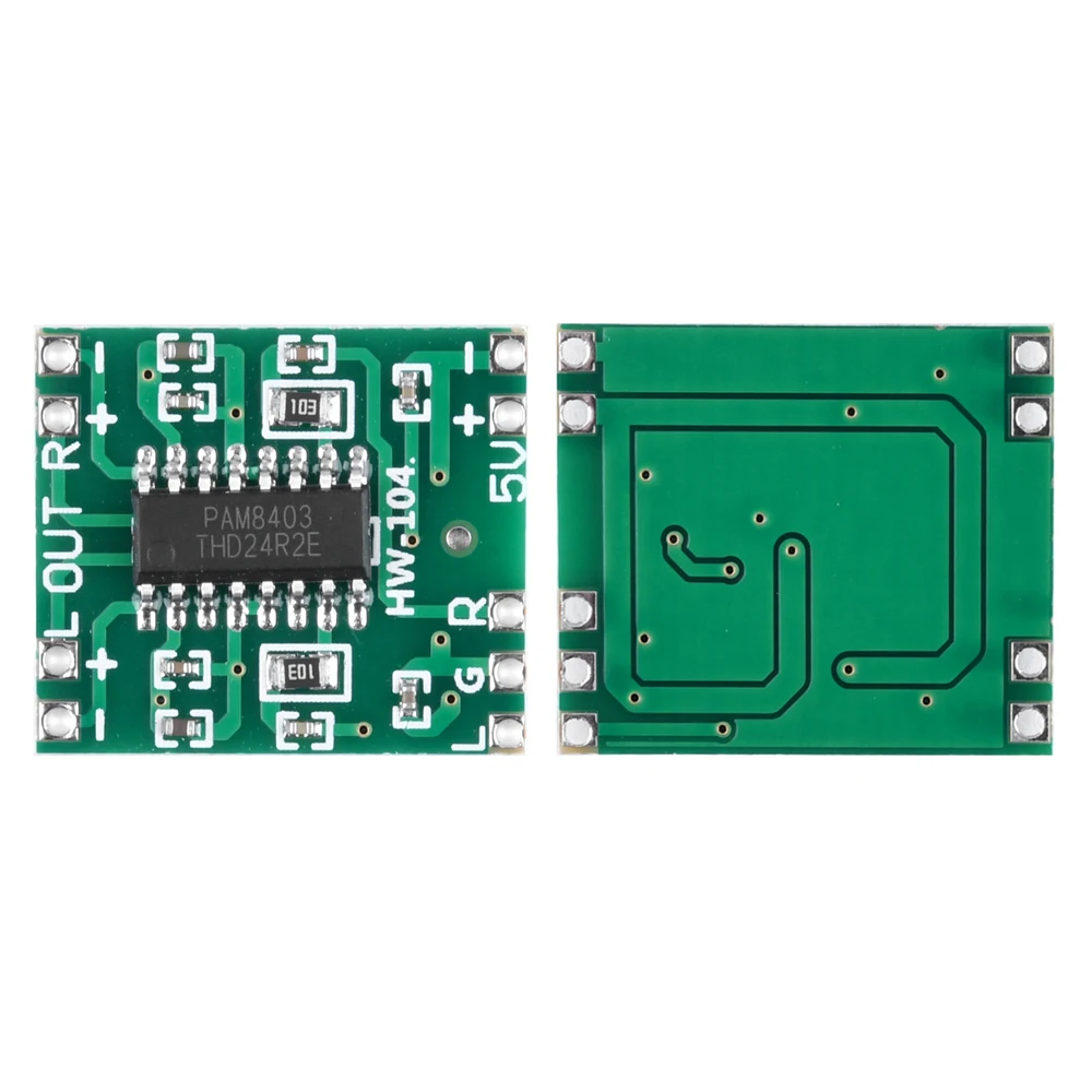 1/5pcs PAM8403 2×3W Mini Digitale Versterker Board Module Klasse D Stereo Audio Eindversterker 5V Voeding Groothandel Dropshipp