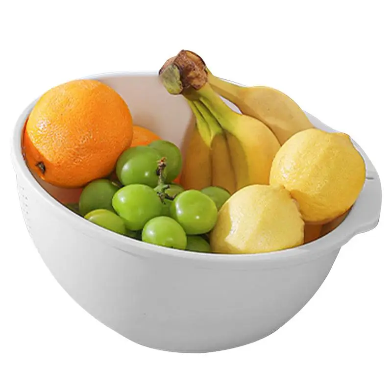 الأرز غربال مصفاة بلاستيكية السلطانية المطبخ استنزاف سلة مصفاة السلطانية مع المصارف الجانبية مصفاة سلة تنظيف أدوات الشطف