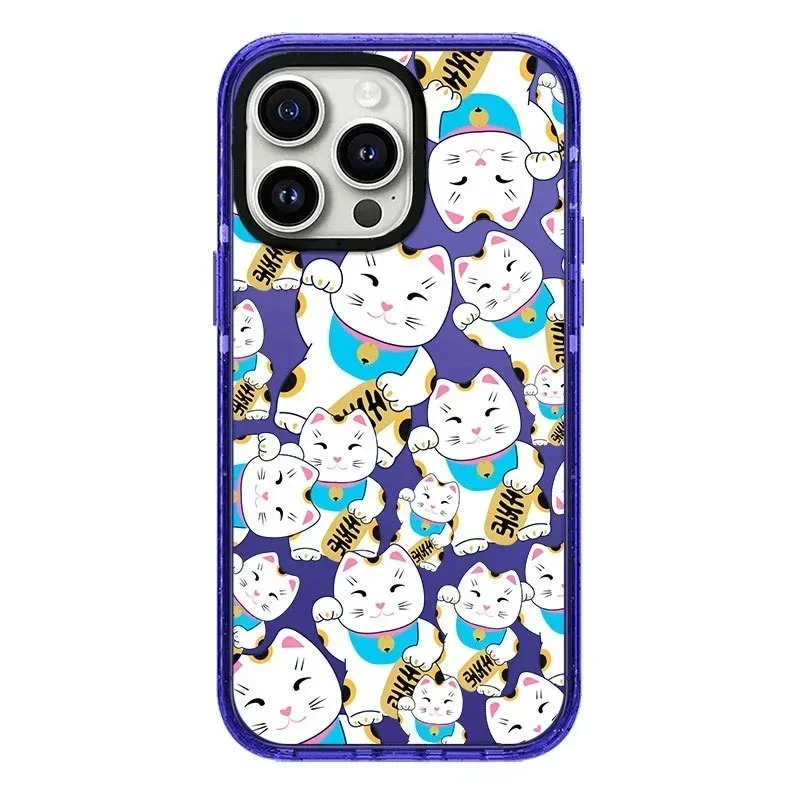 

Lucky Cat 2.0 Acrylic iPhone 11 12 13 15 14 Pro Max Protective Case, Fits iPhone 15 Pro Max