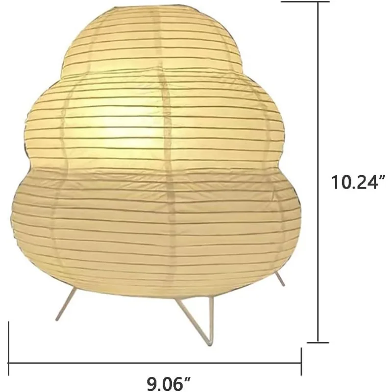 2 حزمة مصباح طاولة بجانب السرير من الورق ومصباح قائم من الكروم لتزيين غرفة المهرجانات ومصباح مكتبي منضدة #5