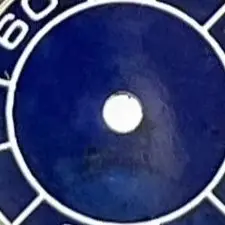 Customized deep blue square stone Roman numeral watch dial compatible with RX Dtona 4130 4131 movement