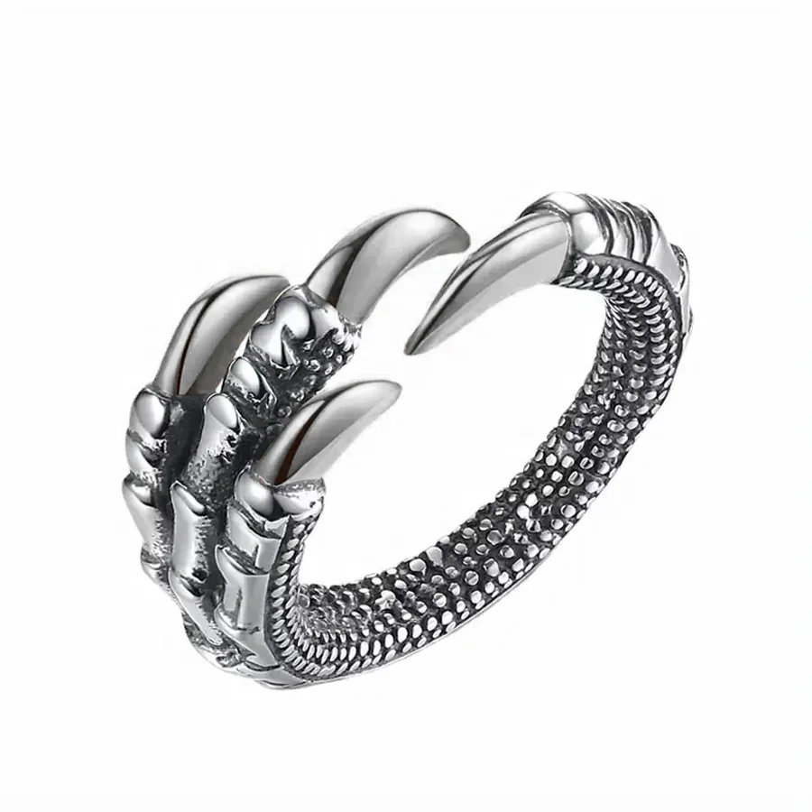 Vintage Dragon Claw Rings men women Trendy Accessories Jewelry