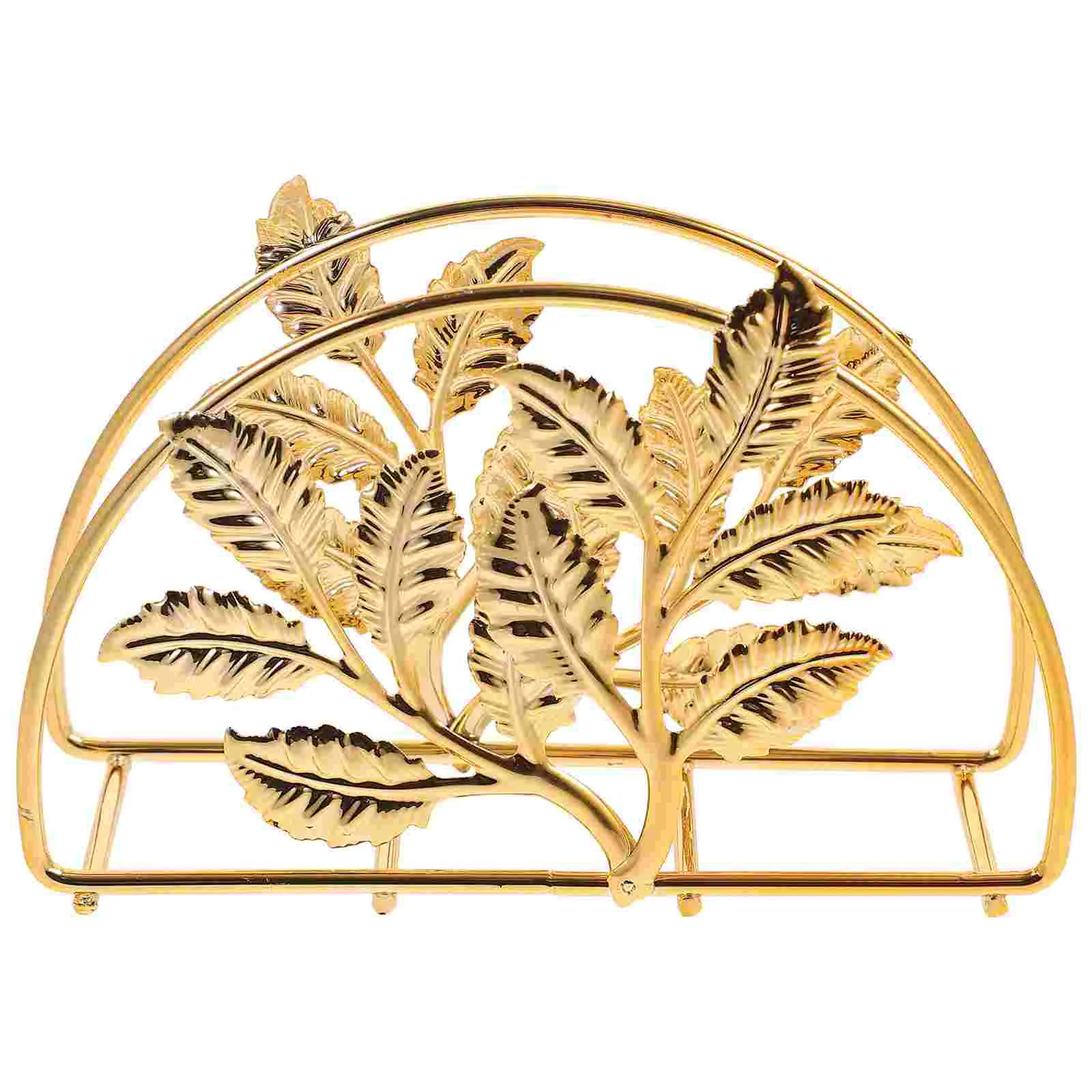 

Napkin Storage Rack Leaves Reusable Stands Modeling Guest Holder for Bathroom Holders Party Wrought Iron Banquet Table Napkins