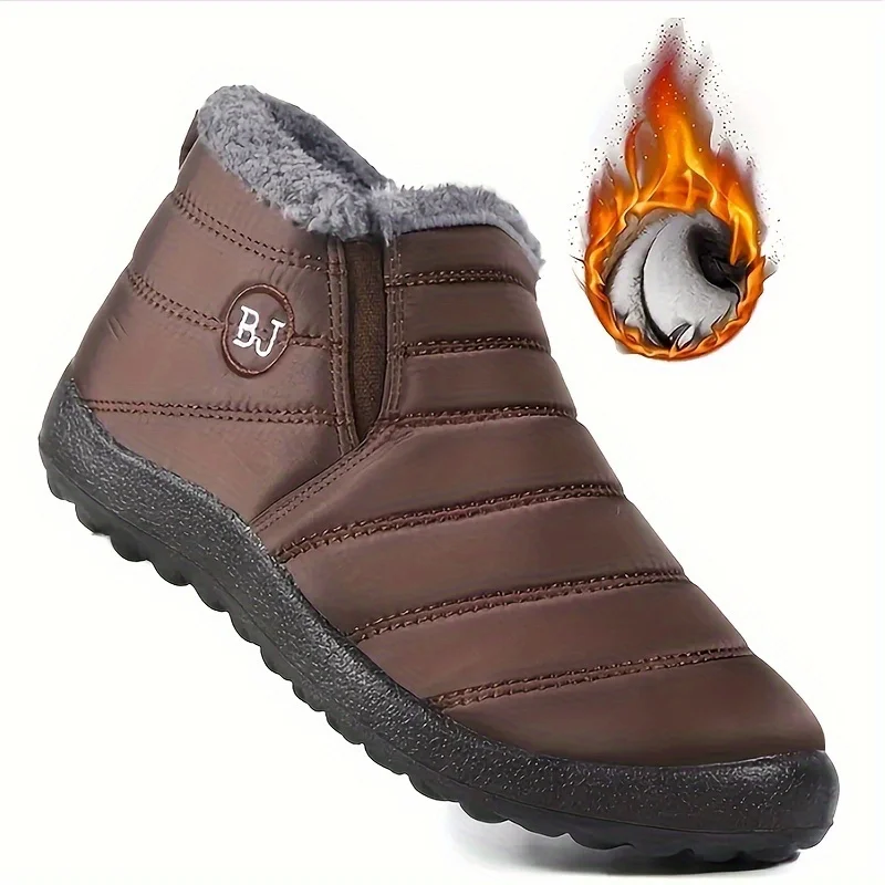 YAO JADE Women's Snow Hiking Shoes Black 5
