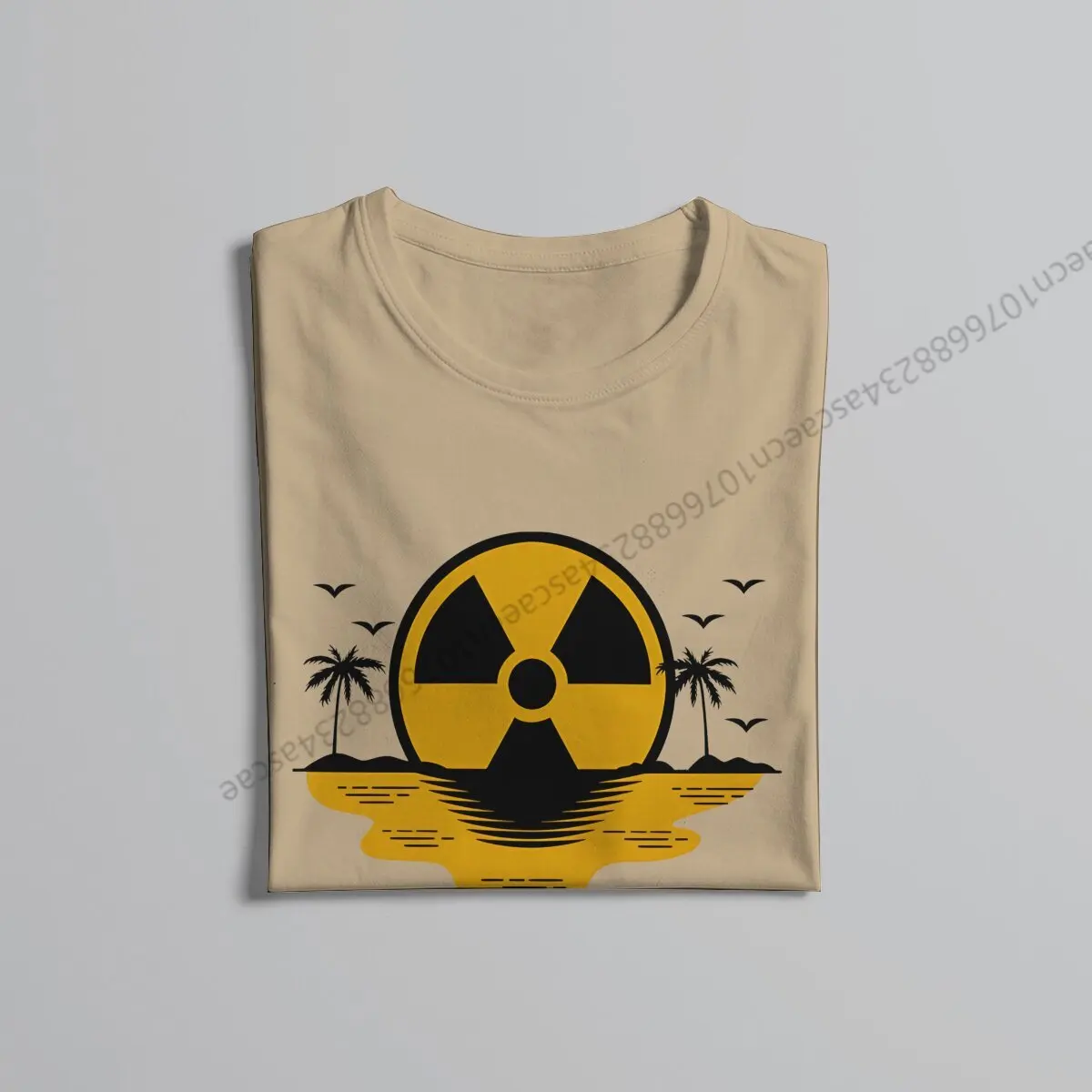 XRAY TECH RAD LIFE BEACH DESIGN Tri-Blend Men T Shirt Crewneck TShirt Cotton Clothing
