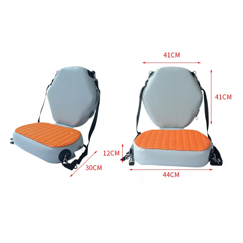 Premium Inflatable Kayak Backrest Adjustable PVC Cushion Support Inflatable Backrest For Canoes & Fishing Boats