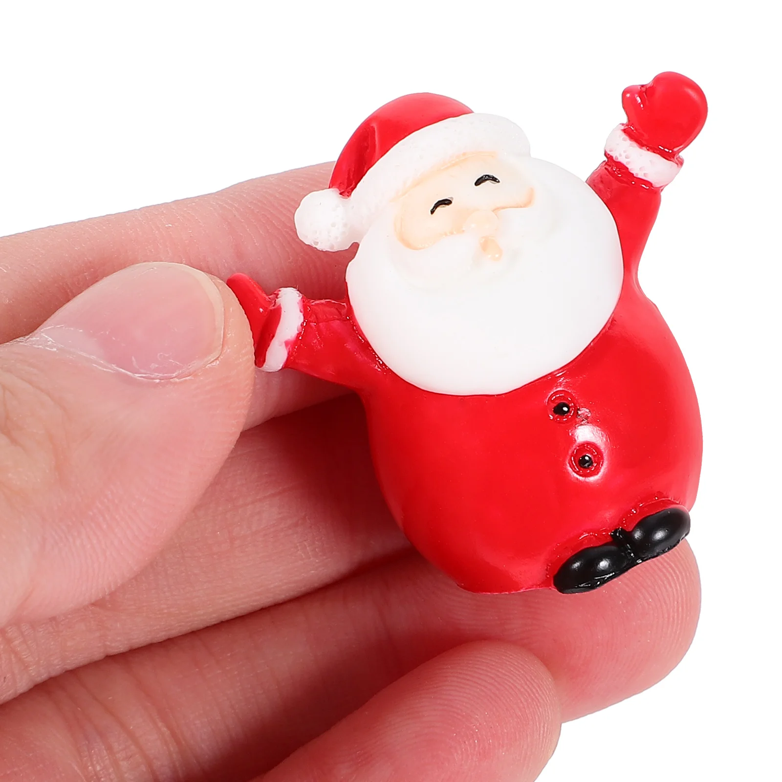 

Snowman Ornaments Micro Landscape Christmas Resin Craft Santa Claus Decorations