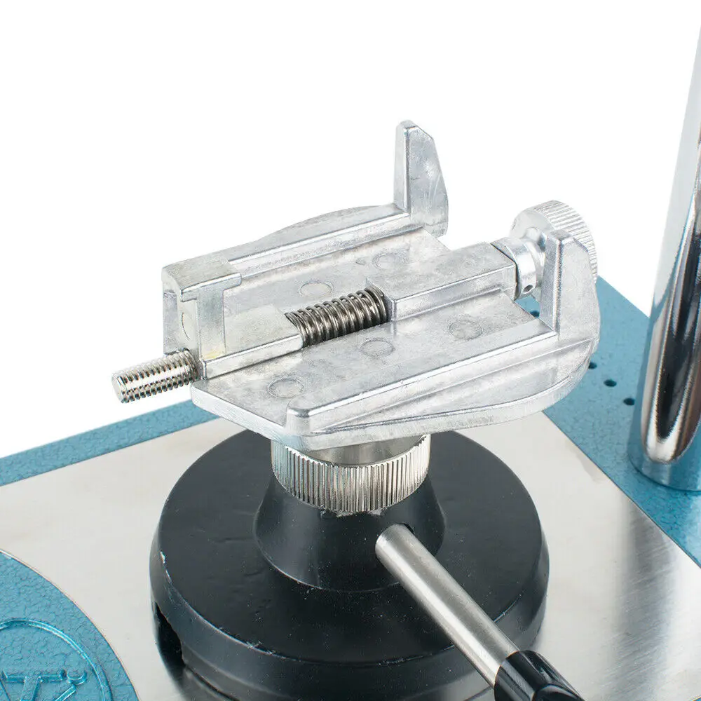 DDental Lab Parallel Surveyor Visualizer Adjustable Spindle Equipment Simple Square Base Parallel Observation 7 Pcs Burs JT-10