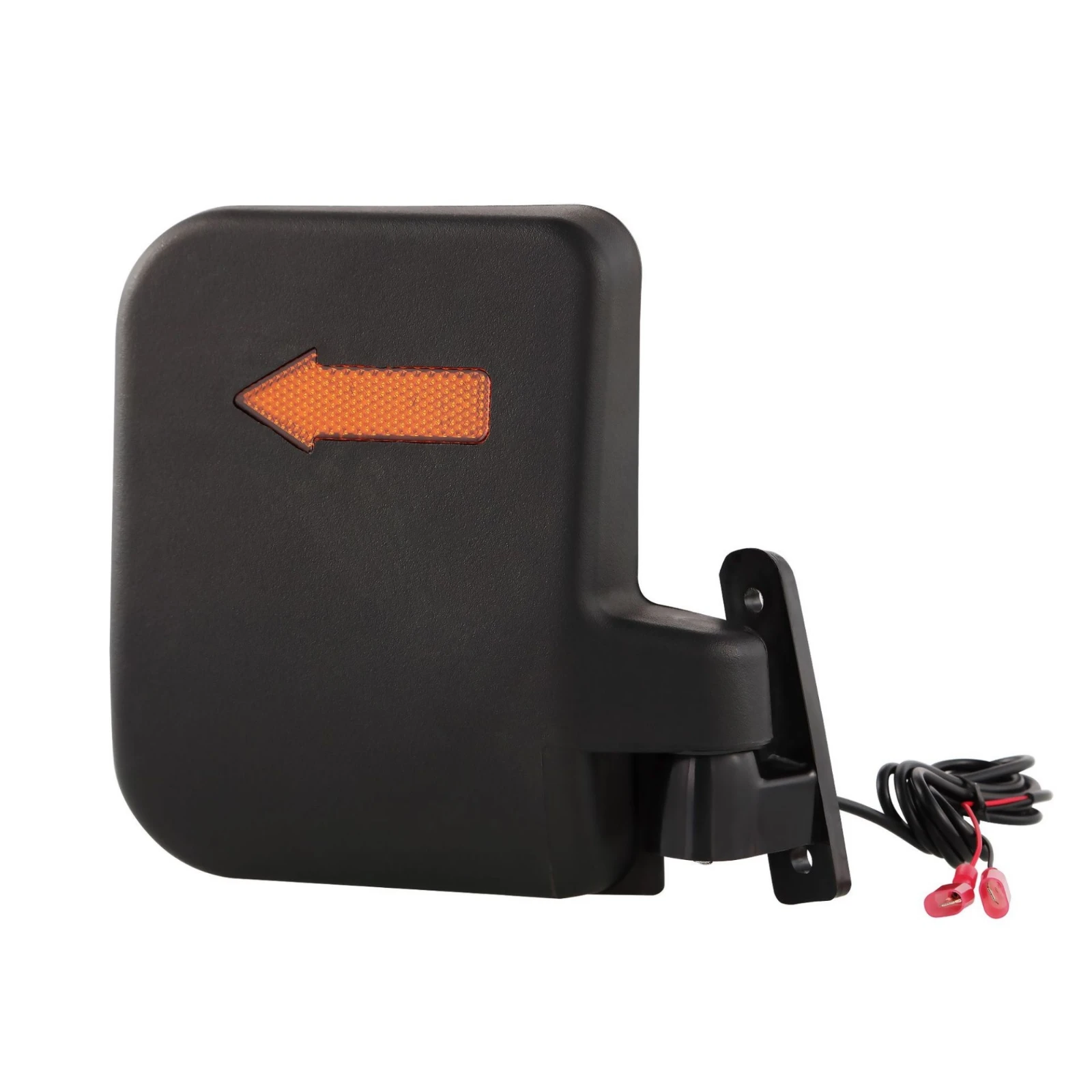 Golf Cart Side Mirrors with LED Turn Indicator Lights Rectangular Golf Cart Side Mirrors with LED Turn Signals Wired