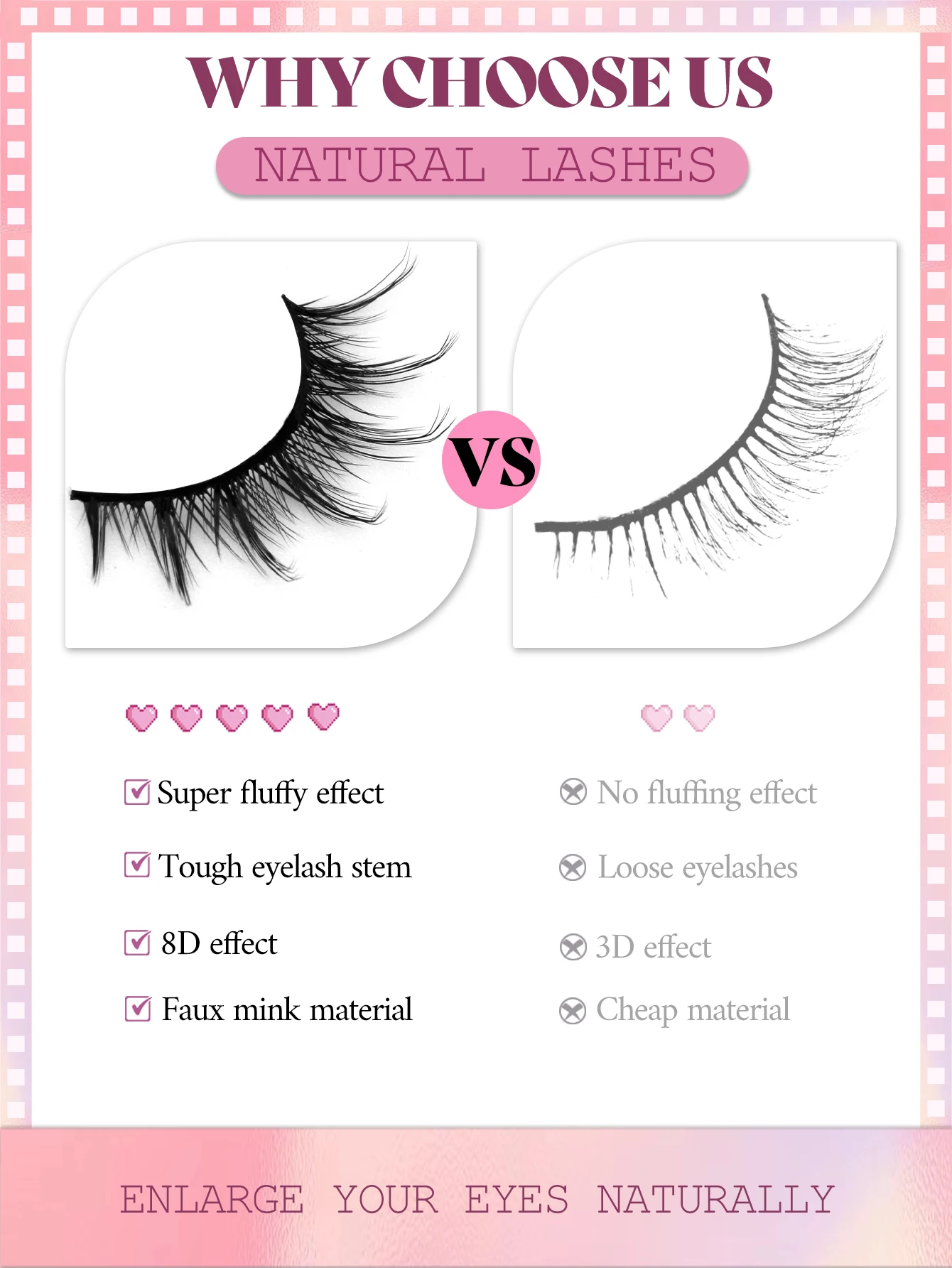 벨트라네이 만화 속눈썹 풍성한 인조 밍크 속눈썹 자연스러운 룩 개별 클러스터처럼 보이는 가짜 속눈썹 메이크업