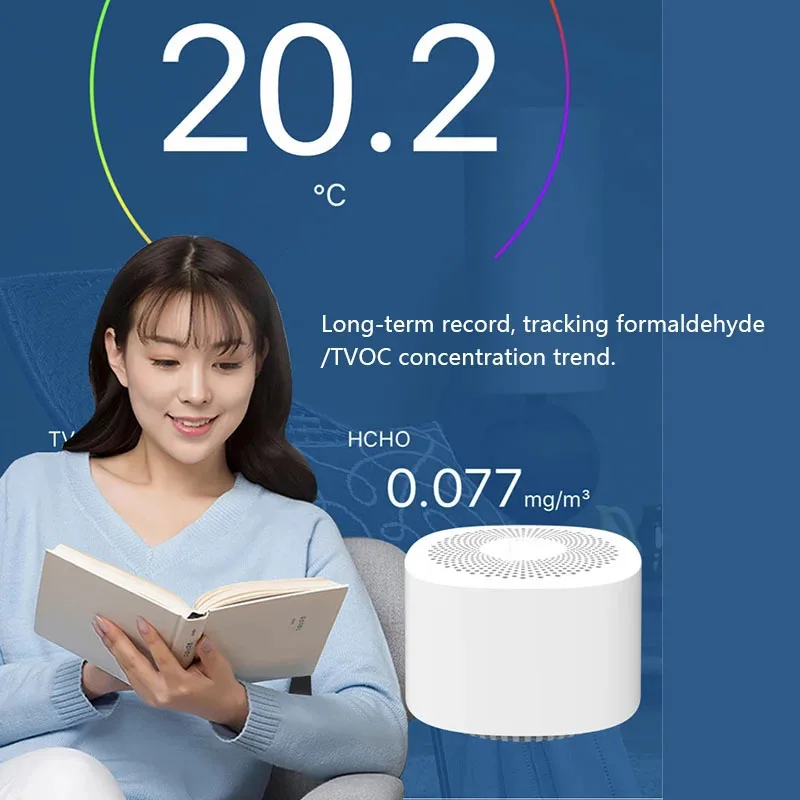 Dioxide CO2 Detector Air Quality Tester Formaldehyde Detector High Sensitive Poisoning Detector Formaldehyde Tester