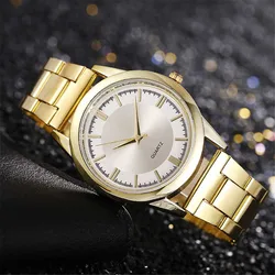 Men's Business Watch Casual Stainless Steel Mesh Belt Watch Dial Quartz Watch Men Business Atmosphere Alloy Case Watch