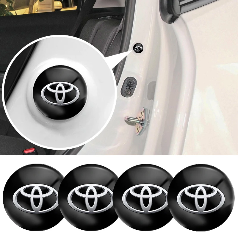 Pegatinas de inspección anual para el exterior del coche, junta amortiguadora de golpes para puertas, almohadilla de aislamiento acústico para maletero de coche para Toyota Corolla Camry RAV4
