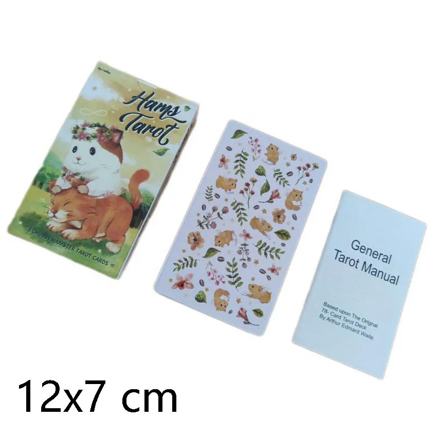 

Ручная бумага для игр Hams Tarot палубная карта Games, 12x7 см