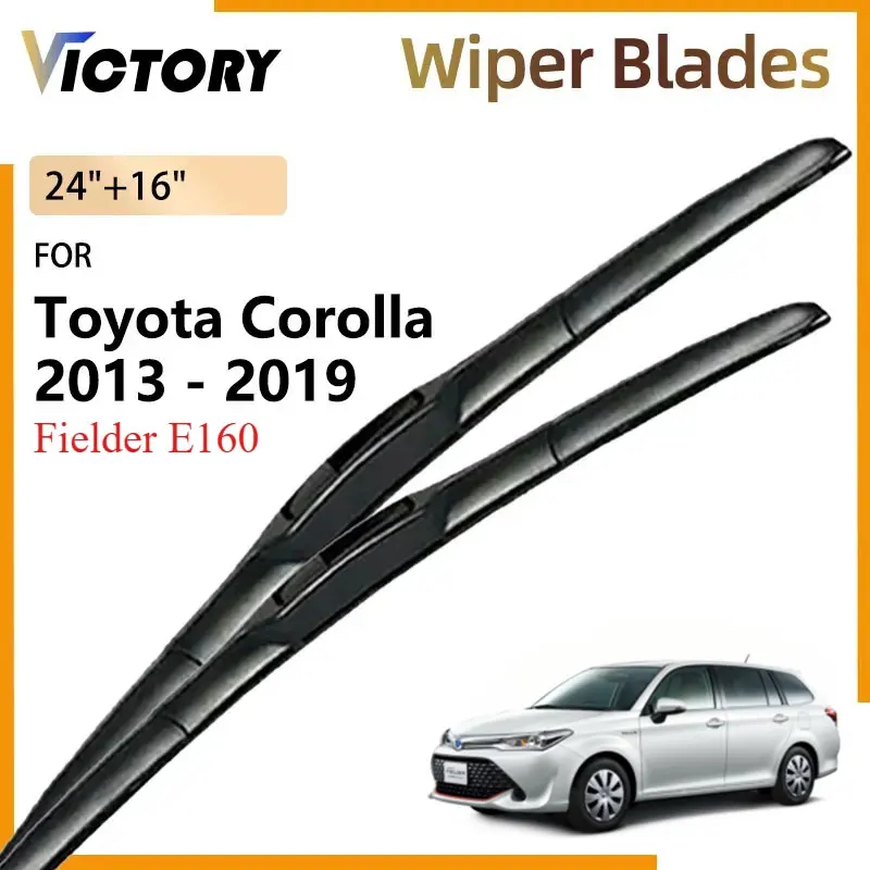 For Toyota Corolla Fielder E160 2013 - 2019 Hybrid Wagon 2018 2017 2016 2015 2014 Car Front Wiper Blades Windshield Windscreen