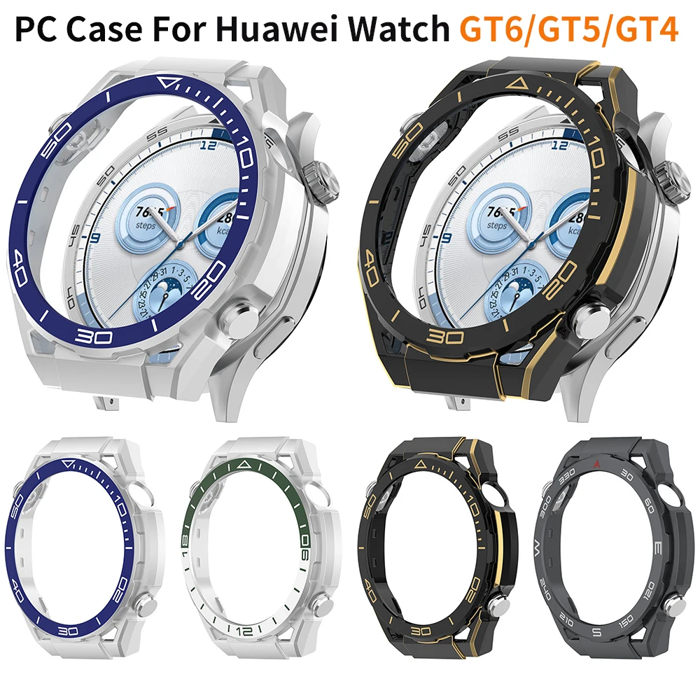 Hollow PC Case For Huawei Watch GT6 GT5 GT4 GT5Pro 46mm accessories Cover Update To Ultimate Protective Skin Shell Bumper