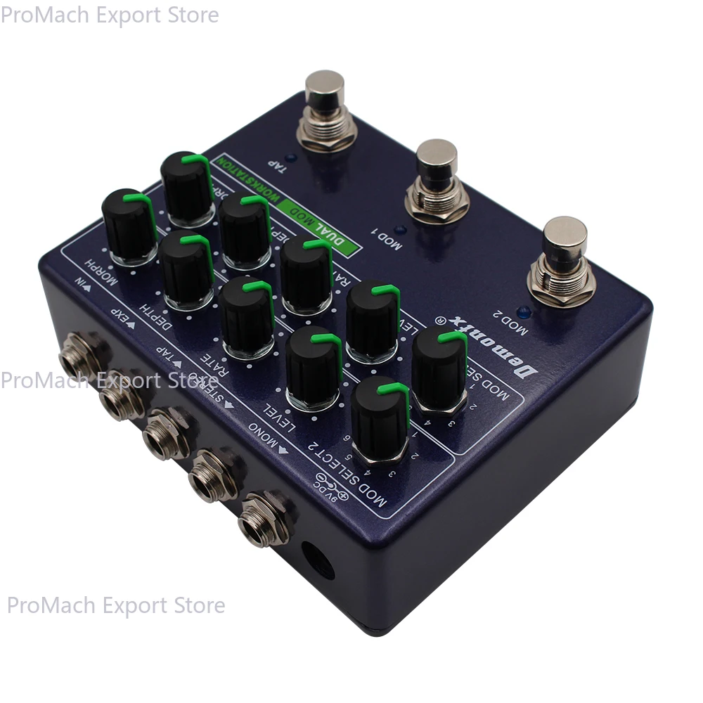 جديد Demonfx Dual MOD WORKSTATION دواسة تأثير الجيتار عالية الجودة اثنين من 8 نماذج