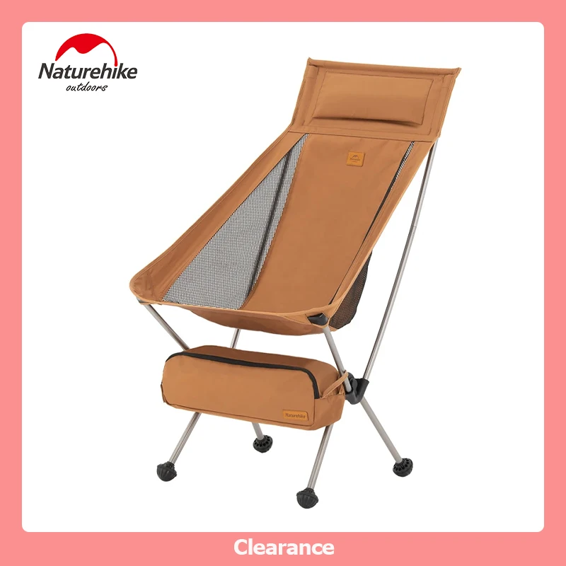 Naturehike Camping Moon Chair 120Kg Load Portable Lightweight Moon Chair Relaxing Foldable Outdoor Fishing High Back Chair