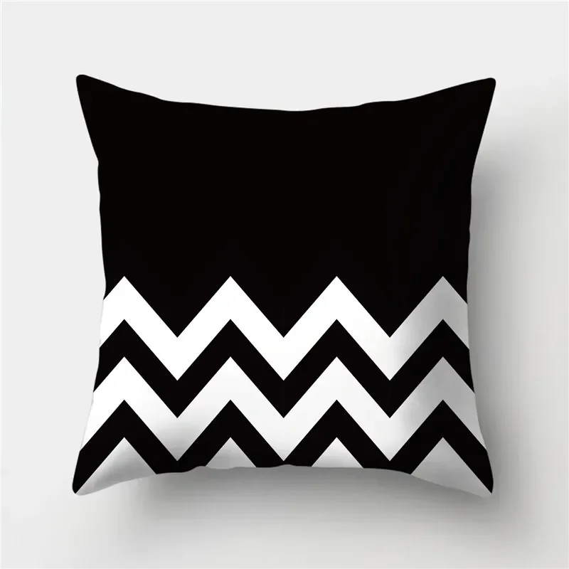 45*45cm Geometric Print Polyester Decorative Sofa Cushions Pillow Covers Soft Pillowcase Home Decor Cushion Cover