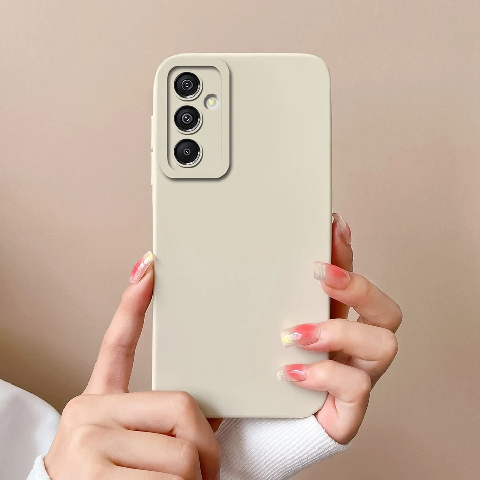 For Samsung Galaxy M34 M54 5G Phone Case Cover Liquid Soft Silicone Super Shockproof Matte Couple Cases For Samsung M 34 Fundas