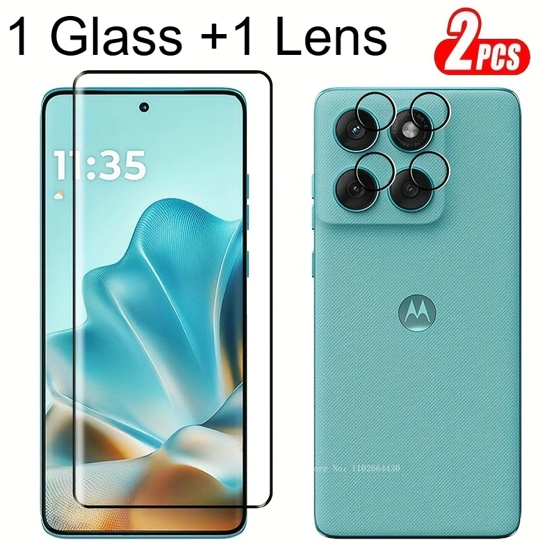 

2-in-1 Tempered Glass for Motorola Edge 60 Pro Smooth Film for Motorola Edge 60 Fusion/Stylus Lens Film for Motorla Edge Series