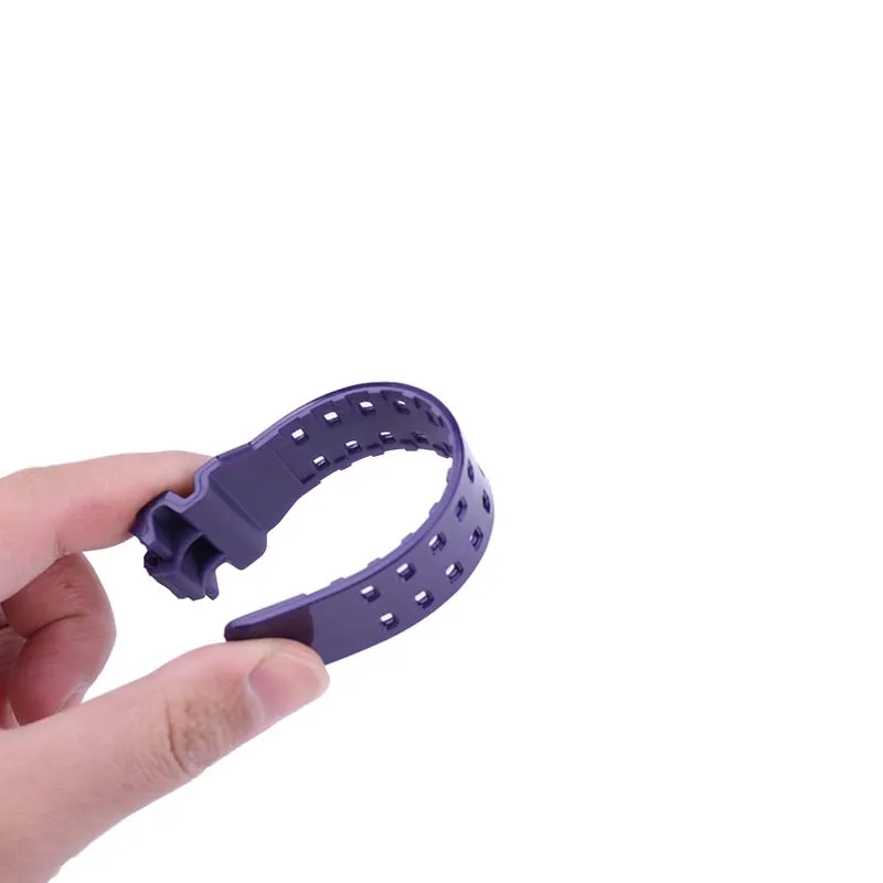 Men\'s 16mm resin watch strap compatible for Casio GA GD110 120 140 150 700 GAX GLS100 bright watch band women\'s rubber wristband