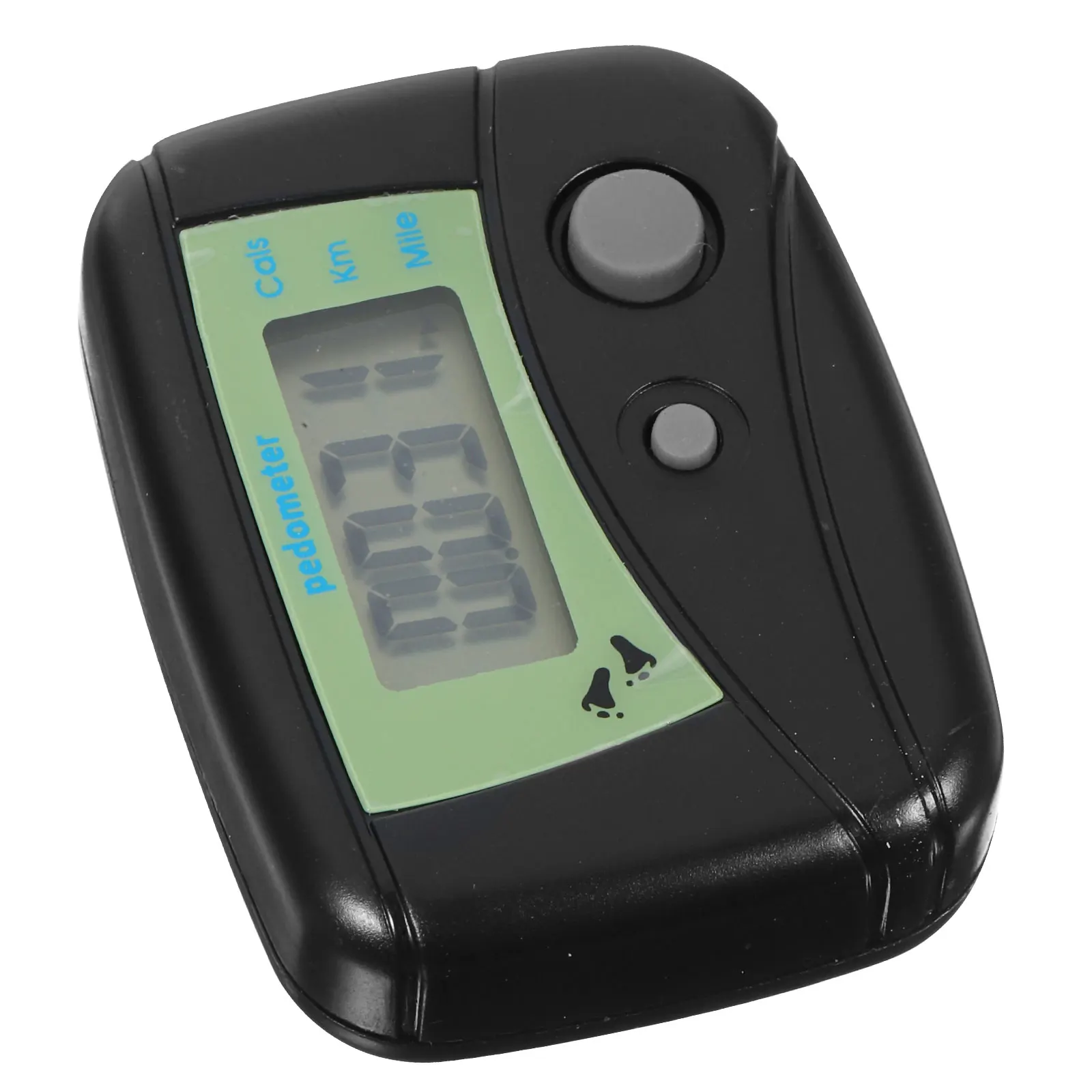 Podomètre numérique Portable, compteur de pas, plastique Durable noir, mesure la Distance des calories, reconnaissance automatique du Jogging, comprend