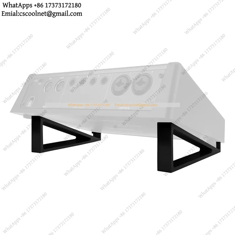 JS01 Solid Triangle Audio Interface Stand Computer Keyboard Holder Desk Mount Rack Universal Accessories