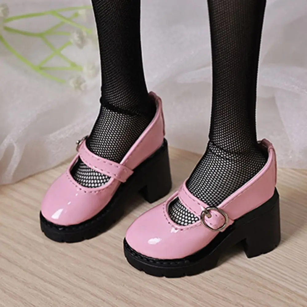 

Only Selling Shoes Mini Shoes Academic Style Multicolor PU Leather Shoes Cute Replacement Outfit High heel For 4/1 BJD