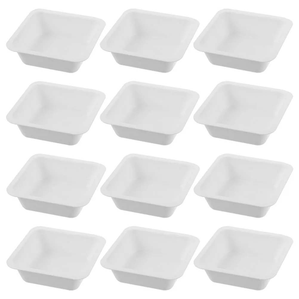 

30 Pcs Labs Dish for Measuring Weighing Boats Small Pan Plate White Plastic Dishes