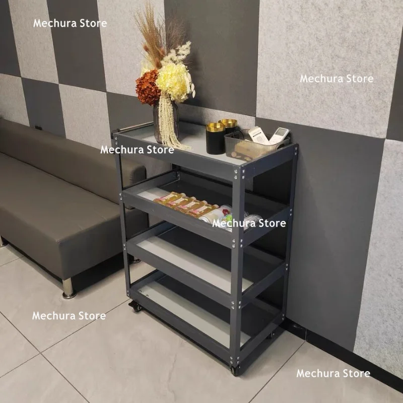 3-Tier Heavy-Duty Mobile Tool Cart Drawer-Style Multifunctional Workshop Utility Trolley Storage Shelves Rolling Garage Mechanic