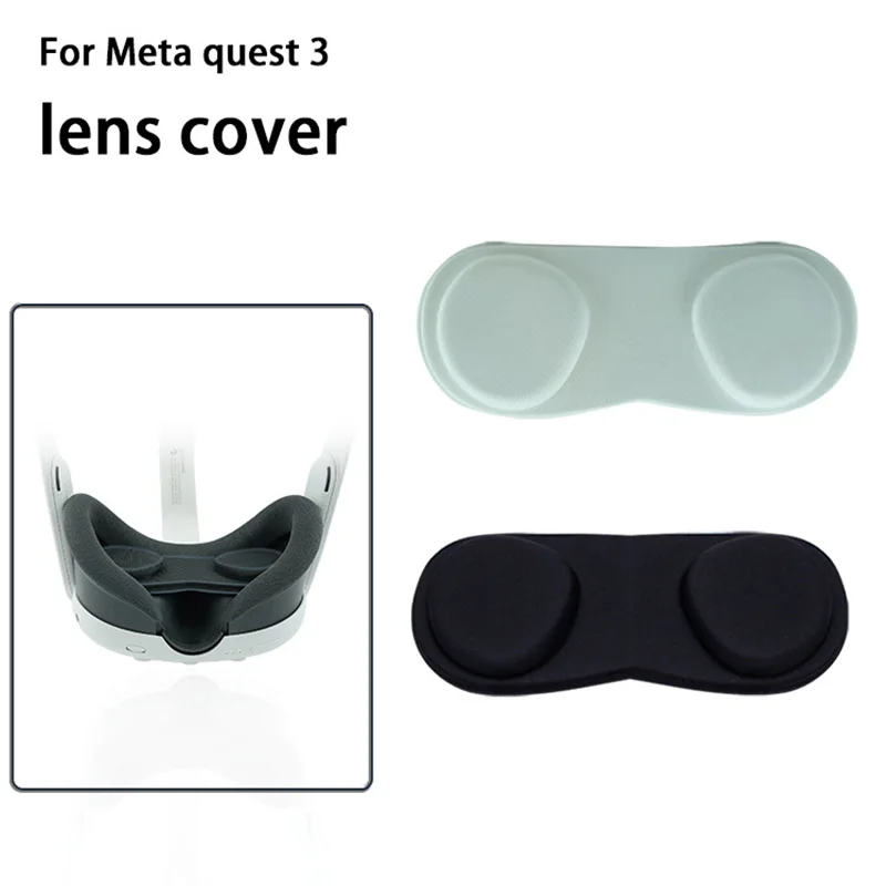 VR Lens Protective Cover for Meta Quest 3 Dustproof Anti-scratch Lens Case Cap for Quest 3/Quest 2/Pico 4 VR Accessories