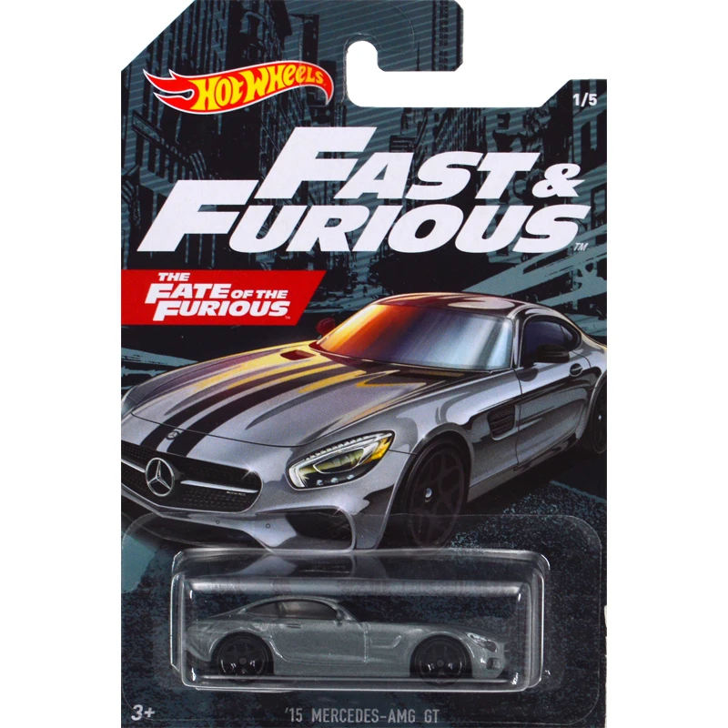 Origianl Hot Wheels Premium Car Fast & Furious Nissan Benz Diecast 1/64 Voiture McLaren Kid Boys Toys for Children Birthday Gift