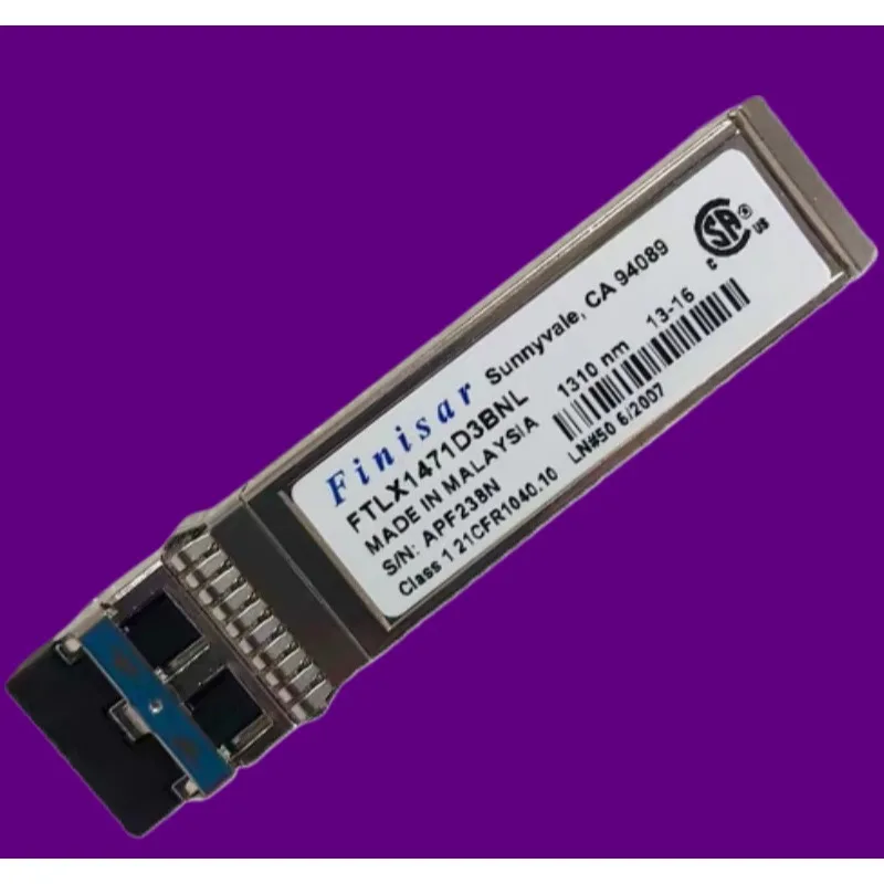 Parts for Finisar FTLX1471D3BNL 10 Gigabit Single Mode 10G 10KM Optical Module SFP-10G-LR