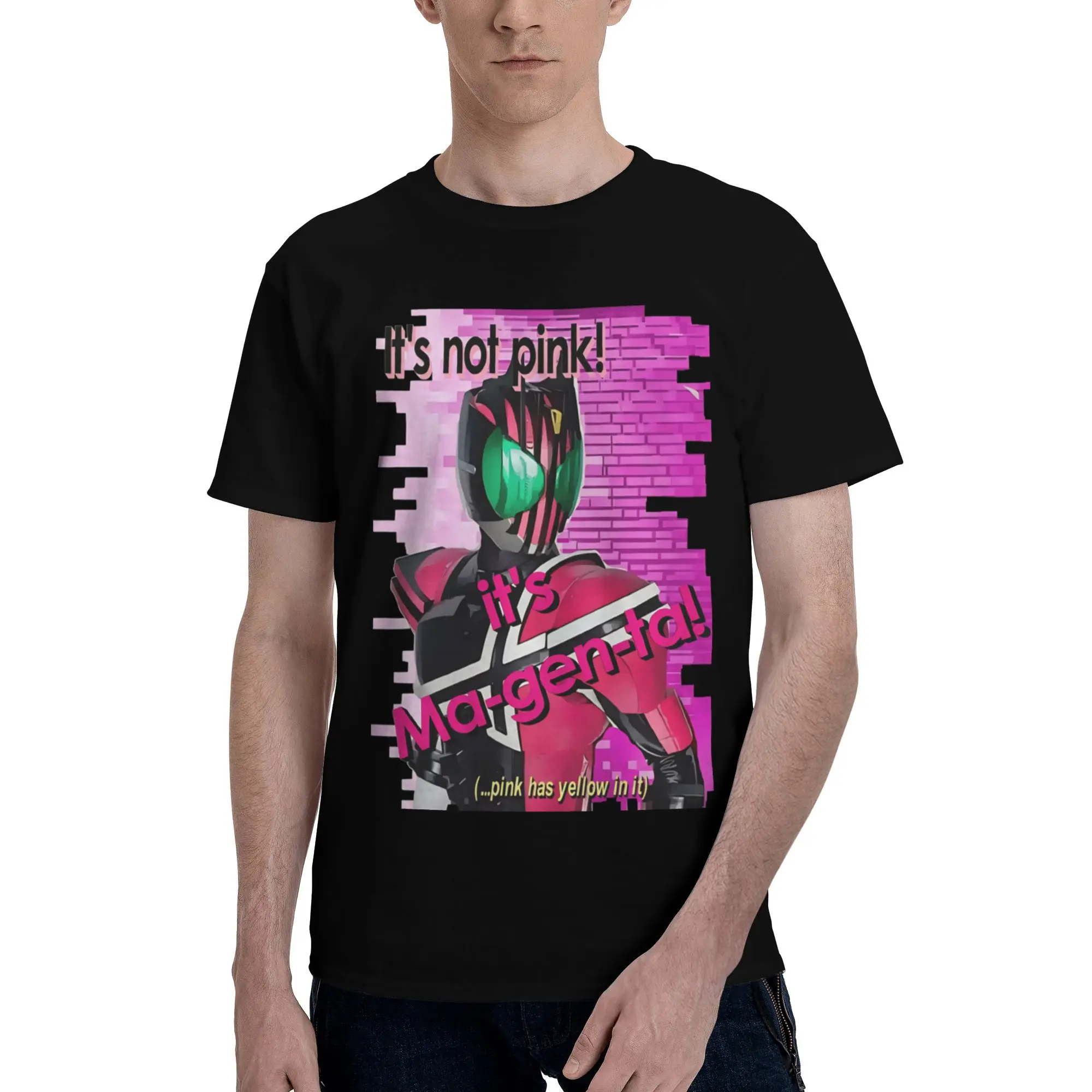Decade Destroyer of Worlds Men's T Shirt Kamen Rider Casual Tees Short Sleeve Crew Neck Pure Cotton New Arrival Clothes T-Shirt
