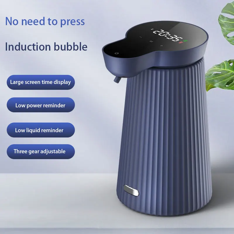 Gezhou touchless automático dispensador de sabão inteligente máquina de espuma sensor infravermelho espuma dispensador de sabão mão desinfetante máquina lavar roupa