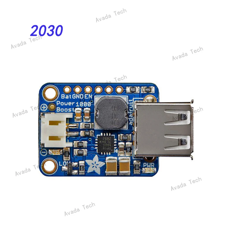 2030 Power Management IC Development Tools PowerBoost 1K Basic 5V USB @1000mA 1.8V+