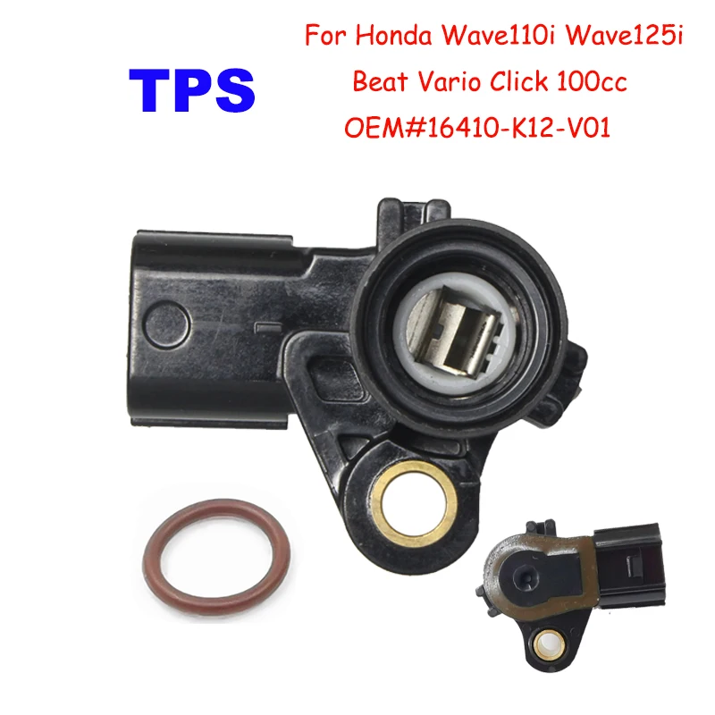 

Корпус дроссельной заслонки TPS для Honda Wave110i Wave125i Beat Vario Click 100cc 125cc16410-K12-V01 Датчик положения дроссельной заслонки Wave 110I 125I