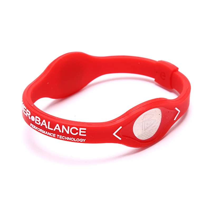 Silicone Sport Wristbands Power Energy Health Bracelet for Sport Wristbands Balance Ion Therapy Silicone Unisex Bracelets