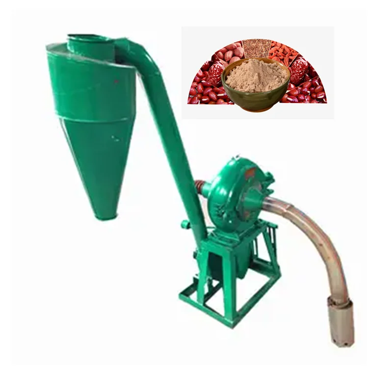 Factory grain rice maize wheat hammer mill for animal feeds corn straw crusher processing machines feed crushing machine at good