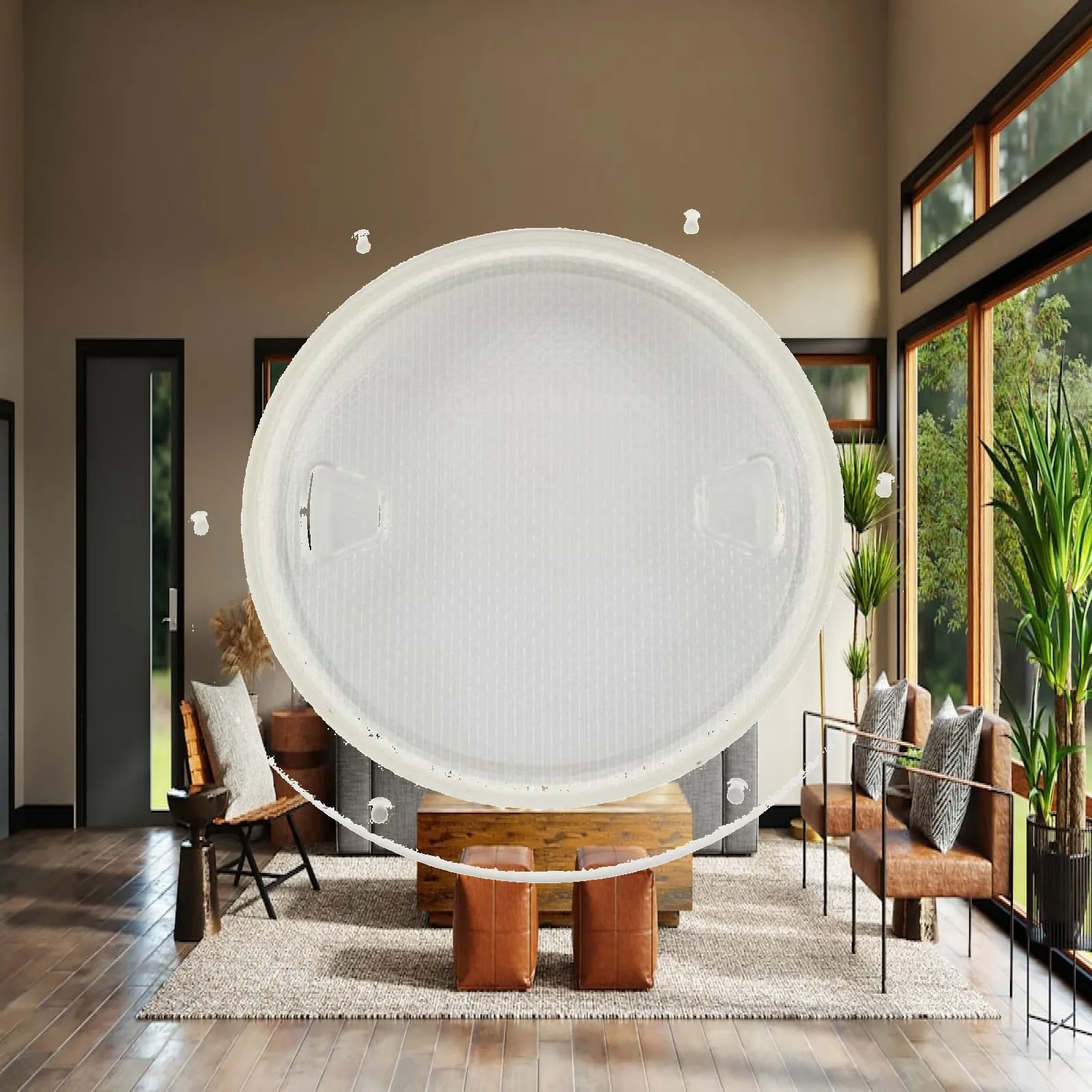 Nylon Plastic Marine Deck Plate Transparent Inspection Cover for Yacht Boat RV Watertight Round Hatch