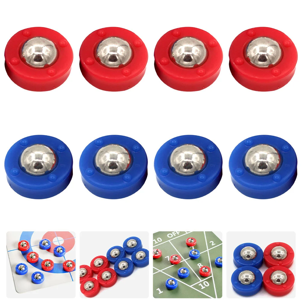 

8 Pcs Mini Football Tabletop Shuffleboard Game Equipment -balls Soccer Bead Accessories Rolling Beads Foosball Supplies Child