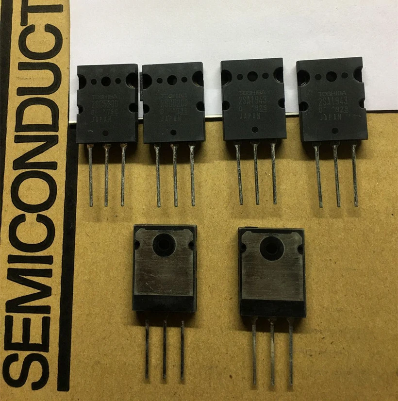 Original Audio Power Amplifier Transistor 2SA1943 2SC5200 50 Pairs /Lot 100% JAPAN Imported  A1943 C5200